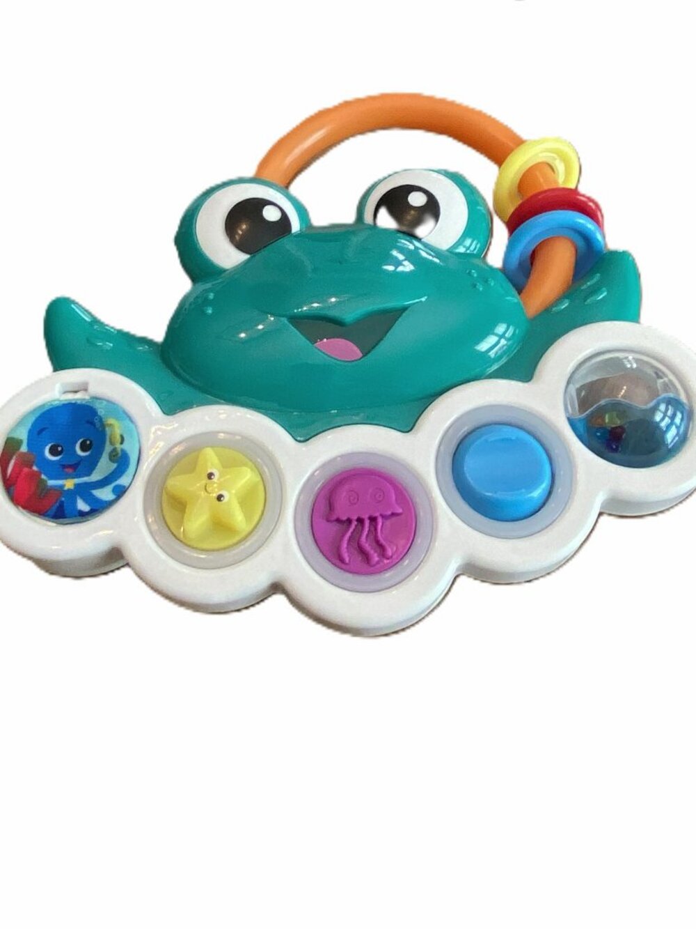 Baby Einstein Ocean Explorers Neptune's Busy Bubbles Activity Toy, Sensory